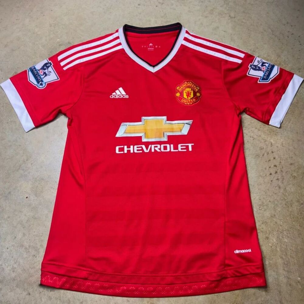 Adidas Manchester United Martial Jersey 2015/2016 Football Soccer Home Shirt L
